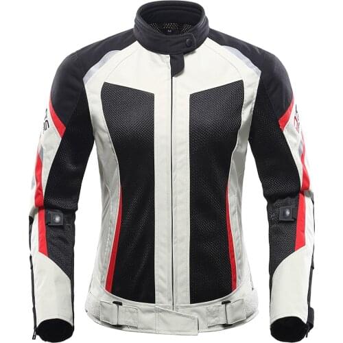 DUHAN Motorcycle Women Jacket Suit Breathable Pants Motorcycle Clothing Summer Motorbiker Moto Jacket And Racing Clothes