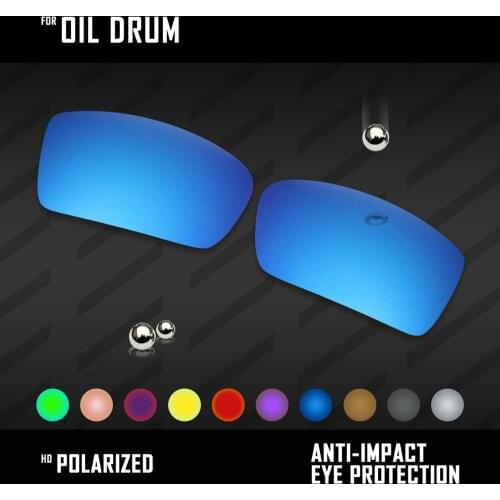 OOWLIT Lenses Replacements For Oakley Oil Drum Sunglasses Polarized - Multi Colors
