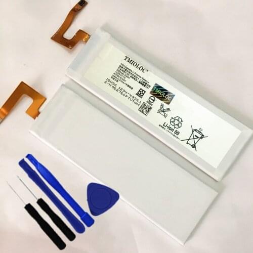 M5 Dual M50W E5633 Real 2600mAh Battery For Sony Xperia M5 Dual M50W E5633 E5603 E5606 E5663 E5653 Battery + Tools