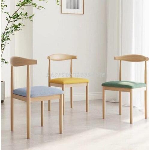 Make Up Fun Tea Table Nordic Negotiation Chair Sitting 47cm High Back Chair Lazy Minimalist Suit Home