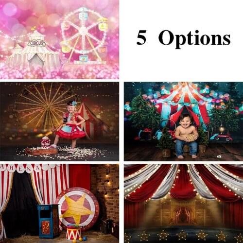 Mehofond Circus Tent Photography Background Carnival Night Theme Decorations Baby Shower Birthday Party Backdrop Photo Studio