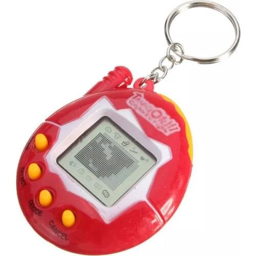 Cute Virtual Animal Pet Toy Nostalgic 90s Toy, 3D Pet Live in Motion, Pet Electronic Toy for Kids, Solid Color/ Clear Shell