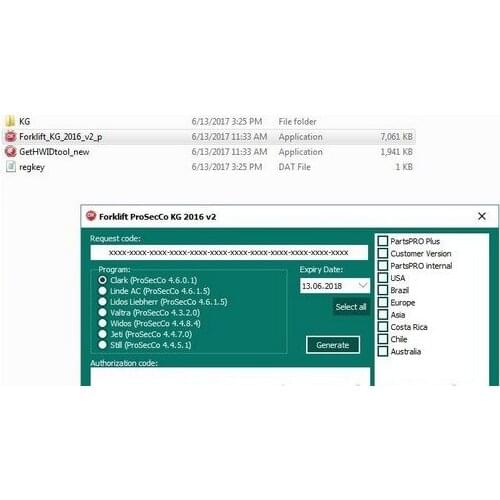 New Clark \ Linde \STILL \Liebherr \Valtra \Jungheinrich \Valtra \ Widos Forklift Combo Forklift Keygen 2016v2