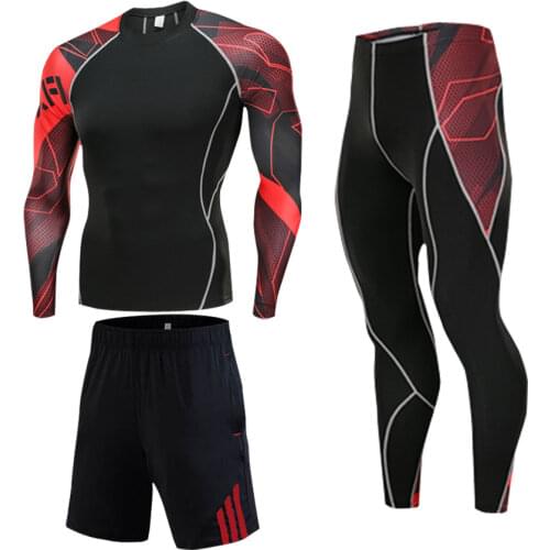 2021 New Model Thermal Underwear Men Sets Compression Sweat Quick Drying Long Johns fitness bodybuilding shapers