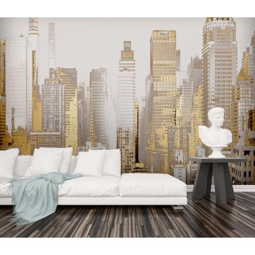 Beibehang custom papel de parede 3d city building abstract nordic Bedroom mural wallpaper for Living Room Photo Wall Decoration