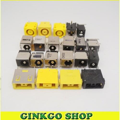 Wholesales 21Models, 210pcs Laptop DC Power Jack,DC power Socket for Lenovo free shipping