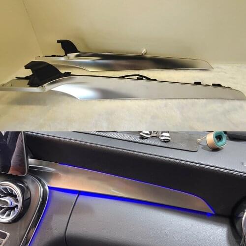 RHD LHD LED ambient light For Mercedes-Benz W205 X253 GLC C co-driver passenger atmosphere light synchronization original lamp