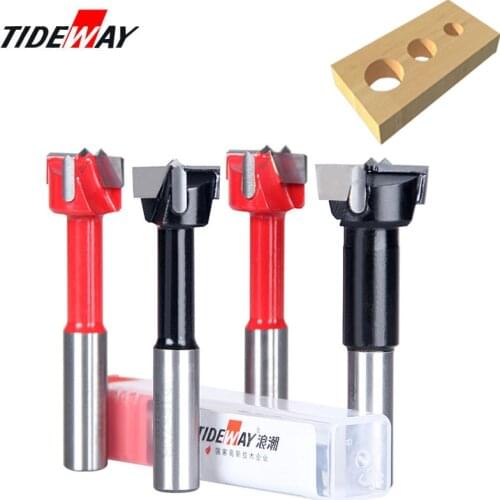 Tideway Forstner Carbide Wood Drill Bit Dia.10mm-30mm Router Bit Row Drilling For Boring Machine Wood Woodworking Endmill