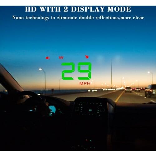 GPS Speedometer Speed Head Up Display Universal Car HUD / A5 Digital Over Speed Alert/ Windshield projection / Auto Navigation