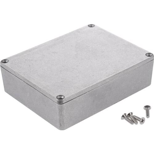 1590BB Guitar Effects Box Container Aluminum 120x95x35mm Silver