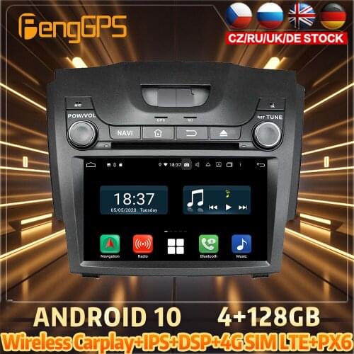 128G Android10 PX6 DSP For Chevrolet S10 2013 2017 Car DVD GPS Navigation Auto Radio Stereo Video Multifunction CarPlay HeadUnit