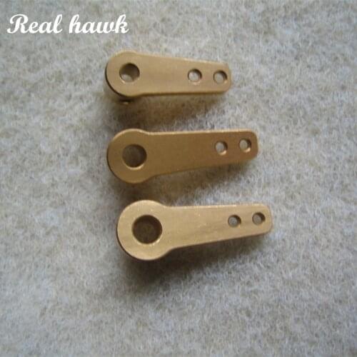 2 pcs/lot Single metal steering arm drive arm DIY RC toy model steering gear control arm crank eccentric wheel crank link