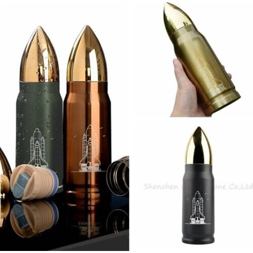 20pcs/lot 350ml 500ml Bullet Stainless Steel Vacuum Cup Thermos Mug Hot Water Flask Insulated Bottle