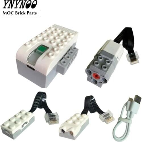 4Pcs/lot Electric Recharable Hub WeDo Upgraded Ver. Electric PF Parts fit for 45300 WeDo 2.0 Core Set 19071 Tilt / Motion Sensor