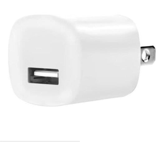 5V/1A White U.S Plug Universal Mobile Phone Charger plug Wall AC Power Charger USB Plug for iPhone Samsung Huawei Xiaomi 100pcs