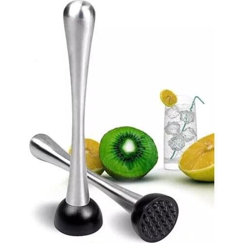 50pcs / lot Stainless Steel Cocktail Bars Mix Fruit Herb Spice Cocktail Bar Tools