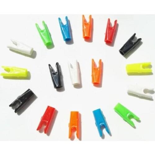 50Pcs/lot Plastic Arrow Nocks S/L size Colorful Nock Arrow Tails Free Shipping cocche freccia nocks nock flecha