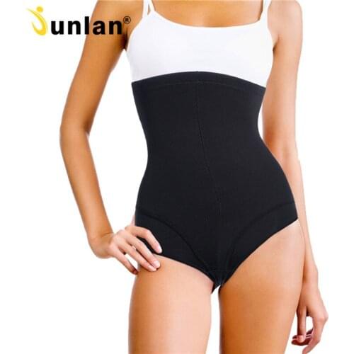 Junlan Women High Waist Trainer Butt Lifter Panties Slimming Shorts Tummy Control Shapewear Booty Enhancer Lingerie Panty