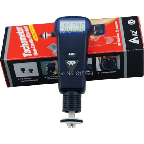 AZ8001 Contact Tachometer Digital Tachometer Handheld Tachometer Motor Speed Tachometer AZ-8001