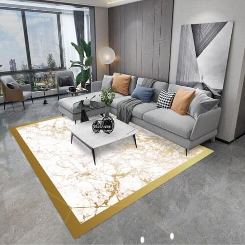 Living Room Bedroom Carpet Creeping Mat Nordic Style Black Sofa Mat Household Exquisite Anti Slip Decorative Products