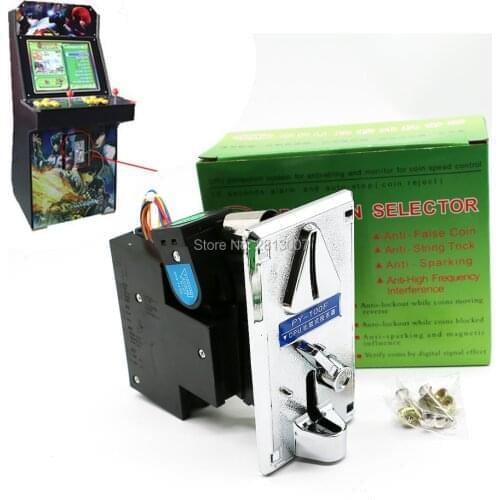 Front Plate Coins Selector coin Acceptor Coin-operated mechanis for Massage chair /Vending / Arcade machine