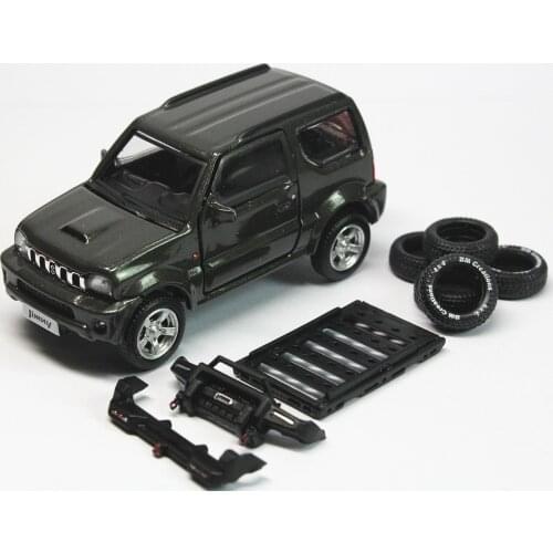 BMC 1/64 Suzuki Jimny(JB43) Gray Diecast Car Model Toy Collection Gift Toy Gift