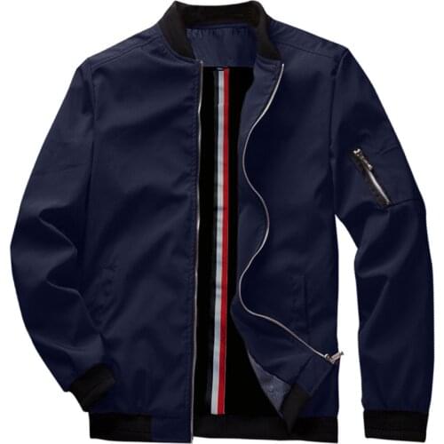 Men Bomber Jacket Casual Windbreaker Man Pilot Jacket Thin Mens Coat Outwear Clothing winter jacket men casual army plus size