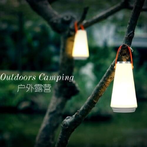 Switch Rechargeable Night Light for Bedroom Living Room Camping light Portable LED Lantern Hanging Tent Lamp USB Touch