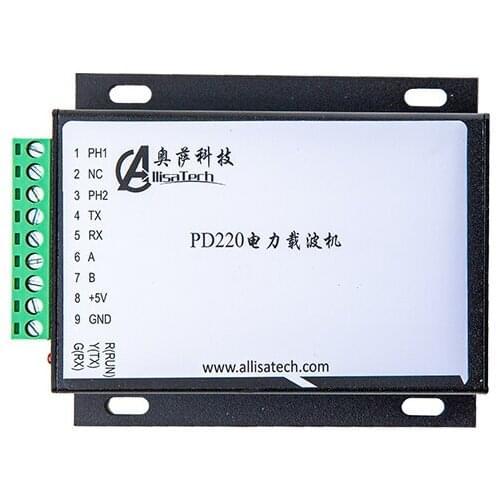 Industrial PLC Power Carrier Carrier Module Communication Terminal RS232 RS485 Interface PD220