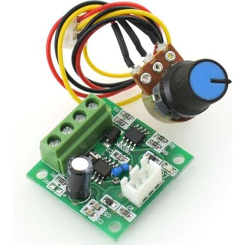 PWM Motor Speed Controller Automatic DC Motor Regulator Control Module Low Voltage DC 1.8V to 15V 2A