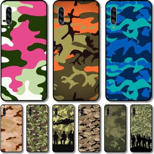 All kinds of camouflage Phone Case For Samsung Galaxy A 12 51 52 21 71 70 42 32 10 80 90 E 5G S Black Shell Art Cell Cover