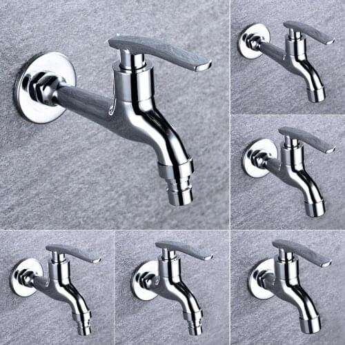 High Quality Outdoor Garden Faucet Tap Washing Machine Faucet Brass Kitchen Bathroom Sink Tap Mop Pool Water Taps