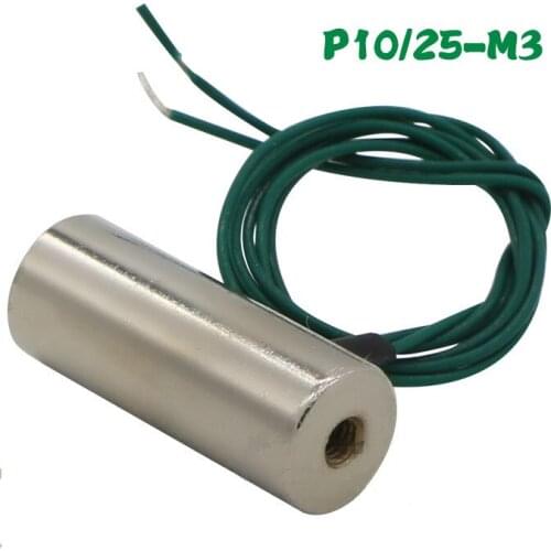 1pc suction cup solenoid P10/25 DC 12V 24V solenoid suction 0.5KG round small solenoid