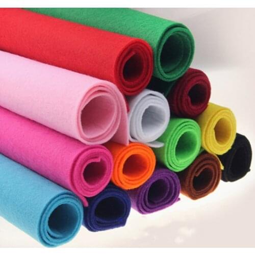 2 Mm Thick Felt Fabric DIY Felt Handmade Animal Felt Flowers Garland Decor Sewing Storage Toys Kindergarten Decor Dolls Clothing