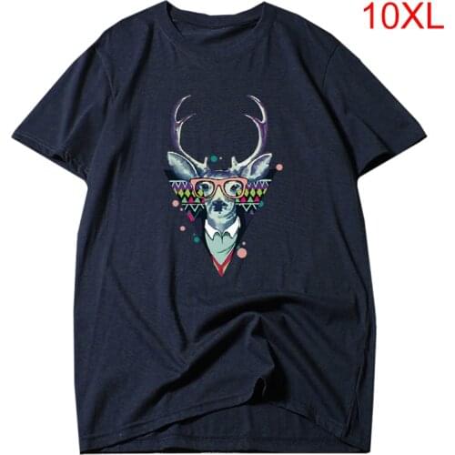 2020 New Oversized T-Shirts Men Casual Short Sleeve Tshirts O-Neck Cotton Summer Tops Tees for Male Plus Size 9XL 10XL HX264