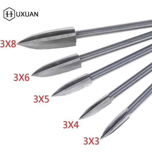 3mm Shank Diamond Grinding Burr Drill Bits Sets For Dremel Rotary Tools Drop Ship