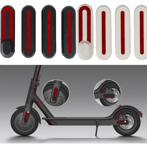 4pcs Scooter Hubs Protective Shell Case Cover Sticker Front Rear Wheel Tyre Cover For Xiaomi Mijia M365 Skateboard Accessories