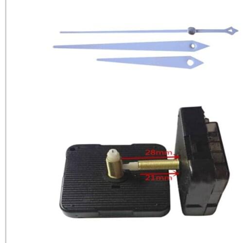 50 pieces Classic white Triangle Hands Quartz Clock Movement Mechanism Parts Repair Replacing Tools Quiet Silent
