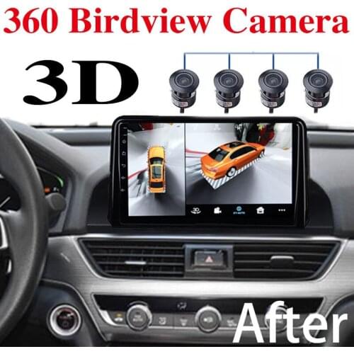 For HONDA Accord 10 CV 2017~2021 Car Multimedia GPS Radio Navigation NAVI Player Integrated CarPlay 360 BirdView 3D