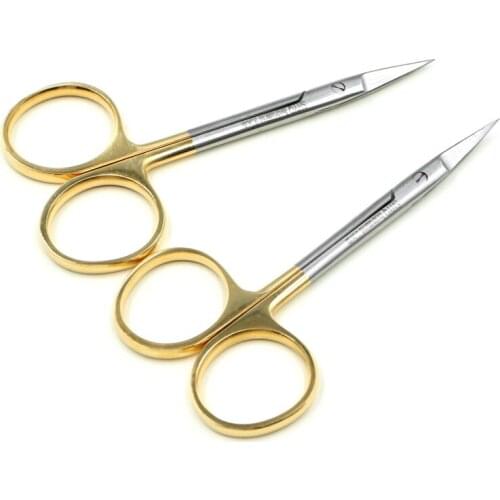 Double eyelid scissors instruments plastic tools stainless steel scissors straight and curved