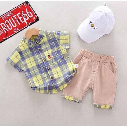 Boys clothes sets summer kids fashion cotton t-shirt+short pants 2pcs tracksuits for children casual clothing boys outfits