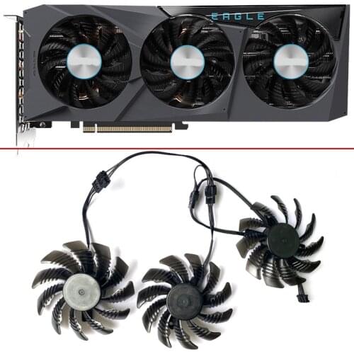 NEW 78MM PLD08010S12HH T128010SU 4PIN RTX3070 GPU FAN For GIGABYTE eForce RTX 3060 GAMING OC 12G RTX2060 1660 5500XT Cooling Fan