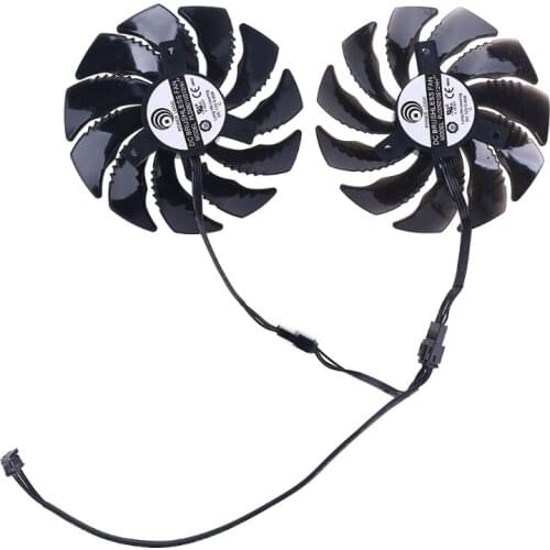1/2pcs 88mm PLD09210S12HH 4Pin Cooling Fan for Gigabyte GeForce GTX 1660 1660Ti Graphics Card Cooler Fan