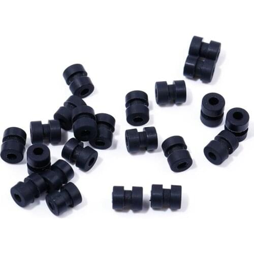 M2 M3 M3x6.6mm M2x5.6mm M2x6.6mm M2x4mm damper/Anti-vibration Protective Washer Rubber Damping ball Pads Standoff for FPV FC ESC