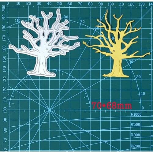 Metal cutting die tree 70*68mm craft die branch template for diy Scrapbooking emboss paper card making die mould stencil
