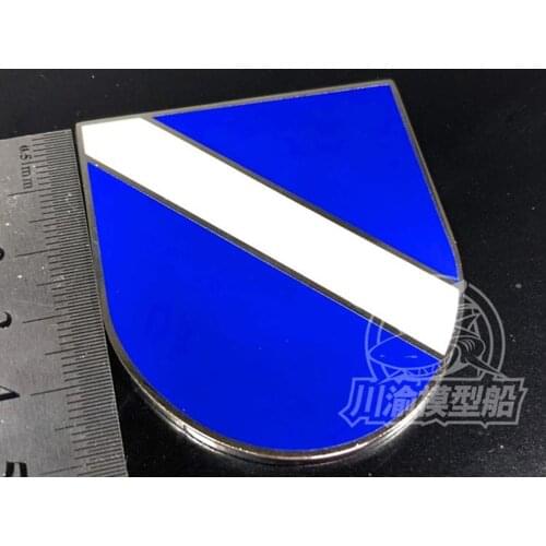 Metal Badge Heraldry German Battleship Scharnhorst for 1/700 1/350 1/200 Model Ship Display CYH001