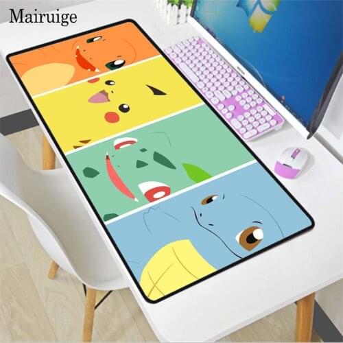 Cute Elves Pattern Anime Mouse Pad Office Home Non-slip Large Game Mousepad Computer PC Gaming Girl Accessories Kawaii Desk Mat