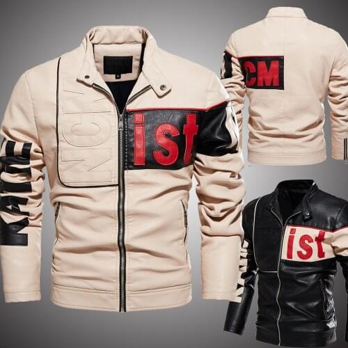 2021 Winter Mens Coats Waterproof Biker Jacket Men Fashion Coat Leather Jacket Motorcycle Style Male Casual Jackets For Men