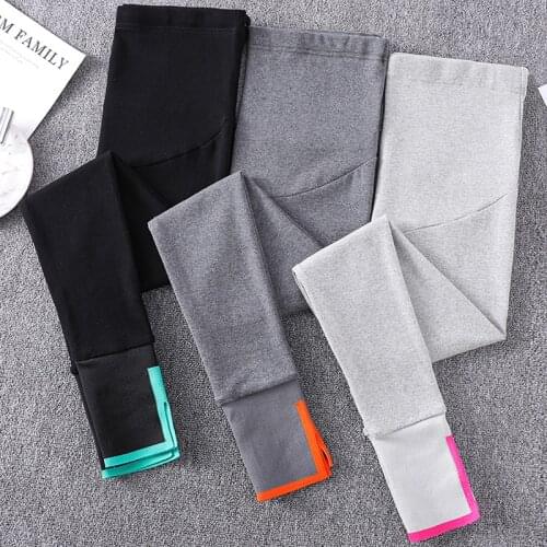 Pregnant Women Underwear Pants Maternity Tight Leggings Cotton Spring Autumn Premama Clothes 2021 Fashion