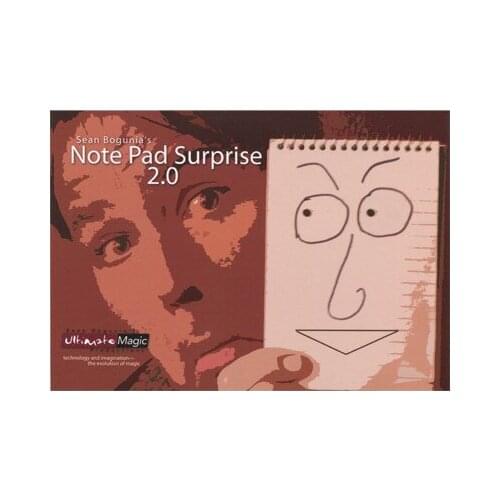 Note Pad Surprise 2.0 - Magic Tricks Magician Close Up Party Accessories Gimmick Props Funny Illusion As Seen on Tv